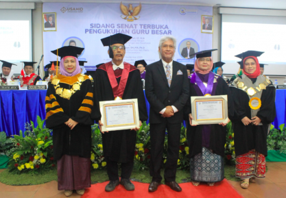 Jadi Guru Besar USAHID, Profesor Morissan Soroti Arah Baru Studi Komunikasi di Era AI