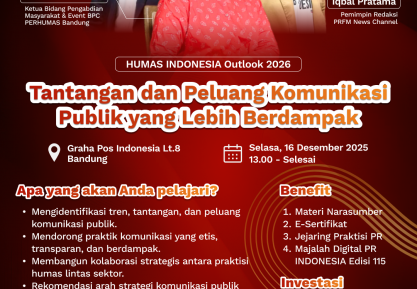 HUMAS INDONESIA Outlook 2026: Tantangan dan Peluang Komunikasi Publik yang Lebih Berdampak