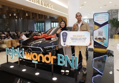 Gadget hingga Mercedes-Benz, BNI Bagikan Hadiah Undian Rejeki wondr Tahap II