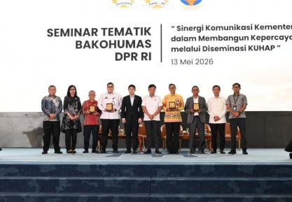 Setjen DPR RI dan Bakohumas Perkuat Komunikasi K/L Diseminasi KUHAP 