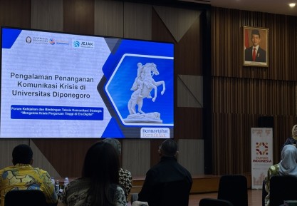 Komunikasi Satu Pintu Jadi Cara Undip Pastikan Komunikasi Krisis Berjalan Efektif