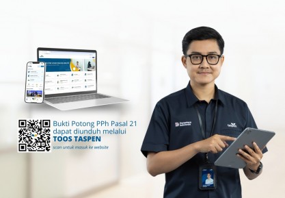 TASPEN Permudah Layanan, Kini Bukti Potong Pajak Pensiunan Dapat Diunduh Melalui TOS TASPEN!