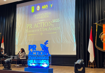 Prodi Humas Vokasi UI Sukses Menggelar PRAction 2025 x Makaravox UI PR Awards