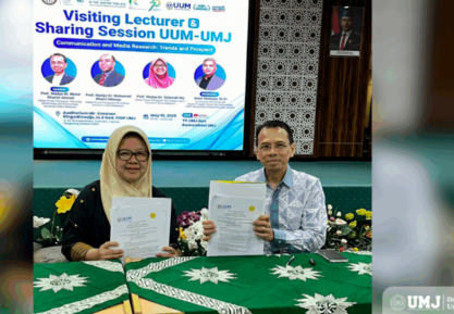 Akademisi Malaysia Berbagai Wawasan Soal Tren dan Prospek Komunikasi di UMJ