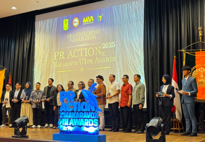 Prodi Humas Vokasi UI Sukses Menggelar PRAction 2025 x Makaravox UI PR Awards