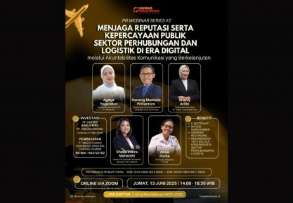 PR Webinar Series #2 Bawa Topik Penting bagi Humas Sektor Perhubungan & Logistik
