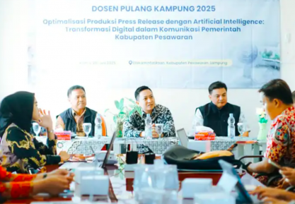 Dosen IPB University Gelar Pelatihan AI untuk Komunikasi Digital bagi ASN Pesawaran