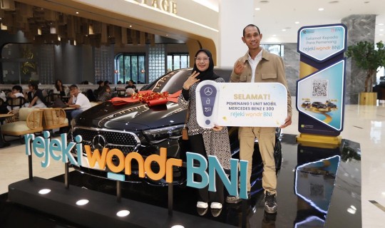 Gadget hingga Mercedes-Benz, BNI Bagikan Hadiah Undian Rejeki wondr Tahap II