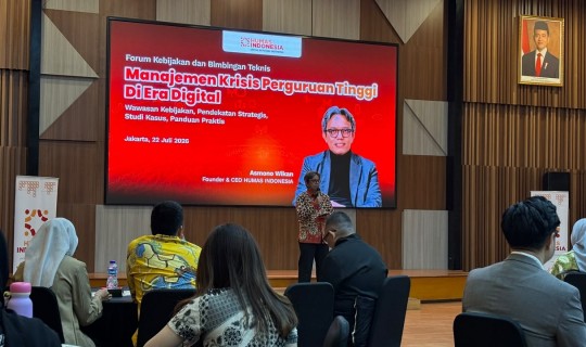 Gelar Bimtek, HUMAS INDONESIA Dorong Perguruan Tinggi Cakap Manajemen Krisis