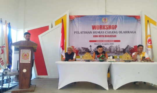 KONI Makassar Gelar “Workshop” PR, Perkuat Komunikasi dan Publikasi Olahraga