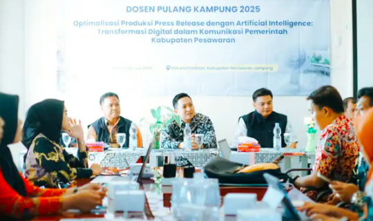 Dosen IPB University Gelar Pelatihan AI untuk Komunikasi Digital bagi ASN Pesawaran