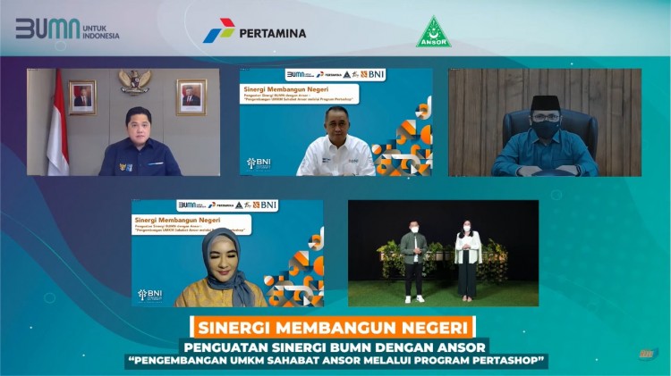 Gandeng UMKM Ansor, BNI - Pertamina Genjot Pertashop dan Agen46