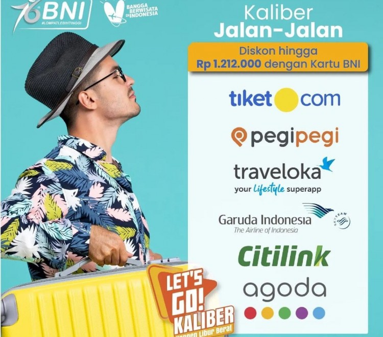 Festive Natal 2022 dan Tahun Baru 2023, BNI Hadirkan LET’S GO KALIBER 