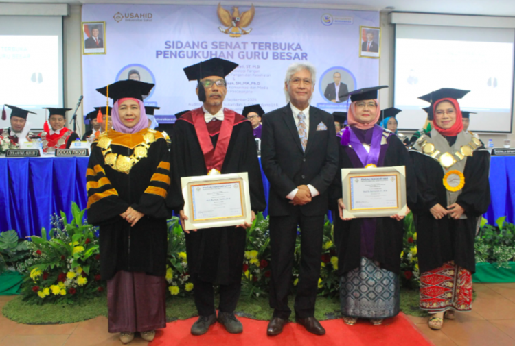 Jadi Guru Besar USAHID, Profesor Morissan Soroti Arah Baru Studi Komunikasi di Era AI