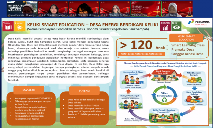 Penjurian PRIA 2026 Kategori Komunikasi SR: Dari Limbah Menjadi Nilai 