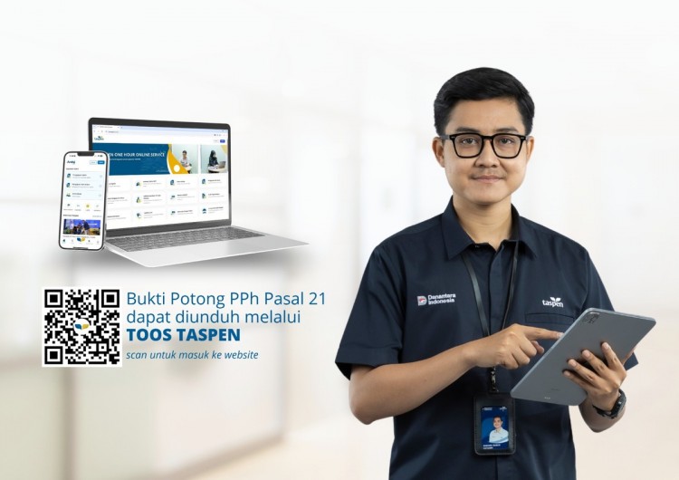 TASPEN Permudah Layanan, Kini Bukti Potong Pajak Pensiunan Dapat Diunduh Melalui TOS TASPEN!