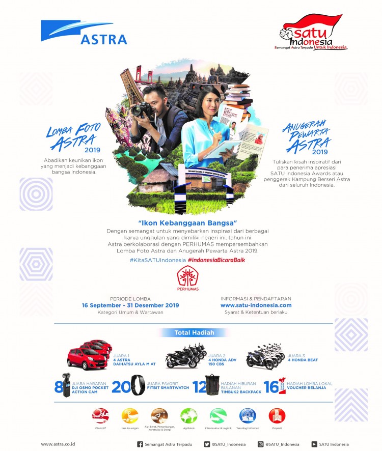 Astra x Perhumas Hadirkan Lomba Foto Astra & Anugerah Pewarta Astra 2019