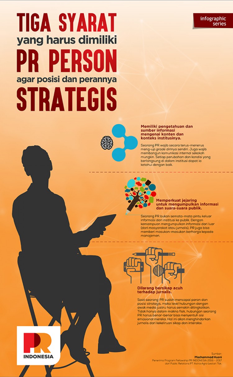 Tiga Syarat yang Harus Dimiliki PR Person Agar Posisi dan Perannya Strategis