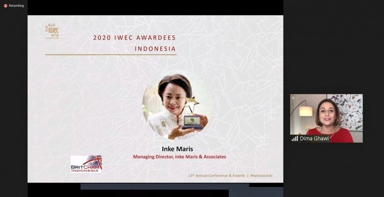 CEO Inke Maris & Associates Raih Penghargaan dari IWEC Foundation New York
