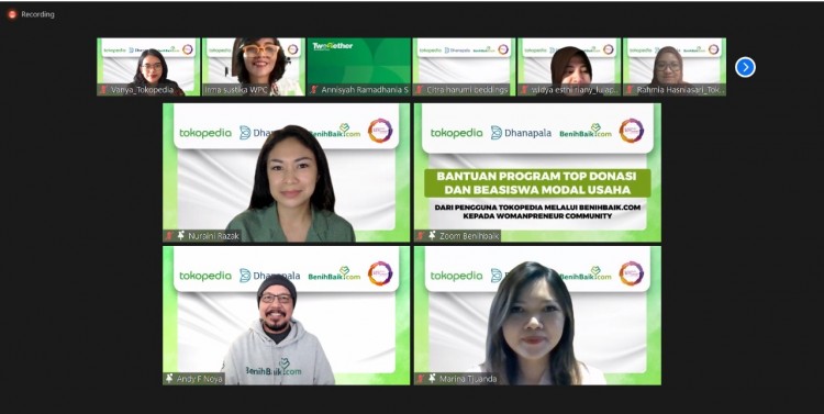 Tokopedia Bersama Dhanapala Dukung Pemberdayaan Pelaku Usaha Perempuan Terdampak Pandemi