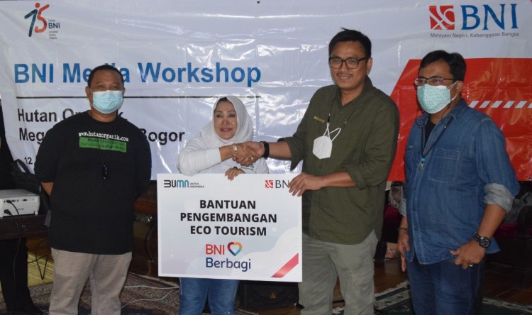 Hutan Organik Megamendung, BNI Bantu Kelompok Tani Bangun Ekowisata