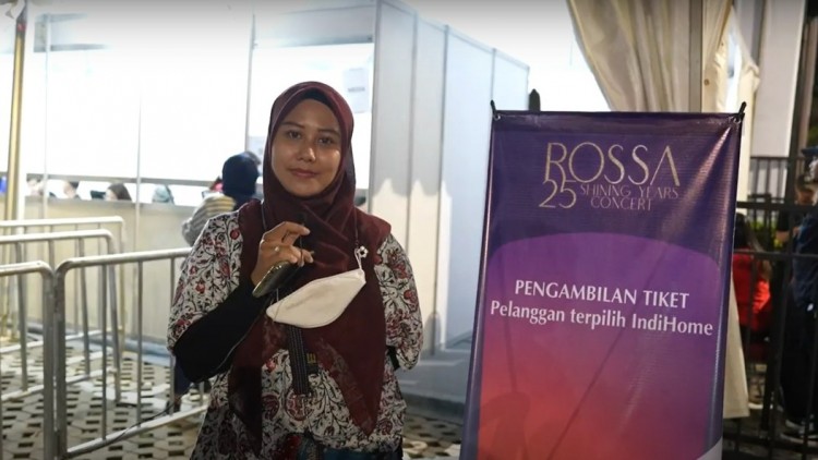 Manjakan Pelanggan Setia, IndiHome Gratiskan Ratusan Tiket Rossa “25 Shining Years Concert”