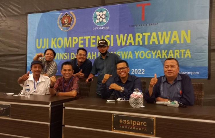 Peserta Uji Kompetensi Wartawan 2022 Melebihi Target