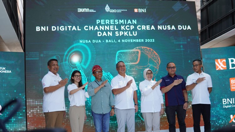 Dukung G20, BNI Siapkan Digital Channel dan SPKLU Crea Nusa Dua