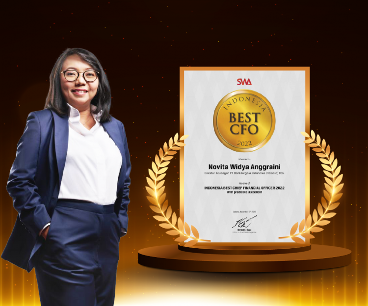 Kedepankan Bisnis Berkelanjutan, CFO BNI Raih Penghargaan
