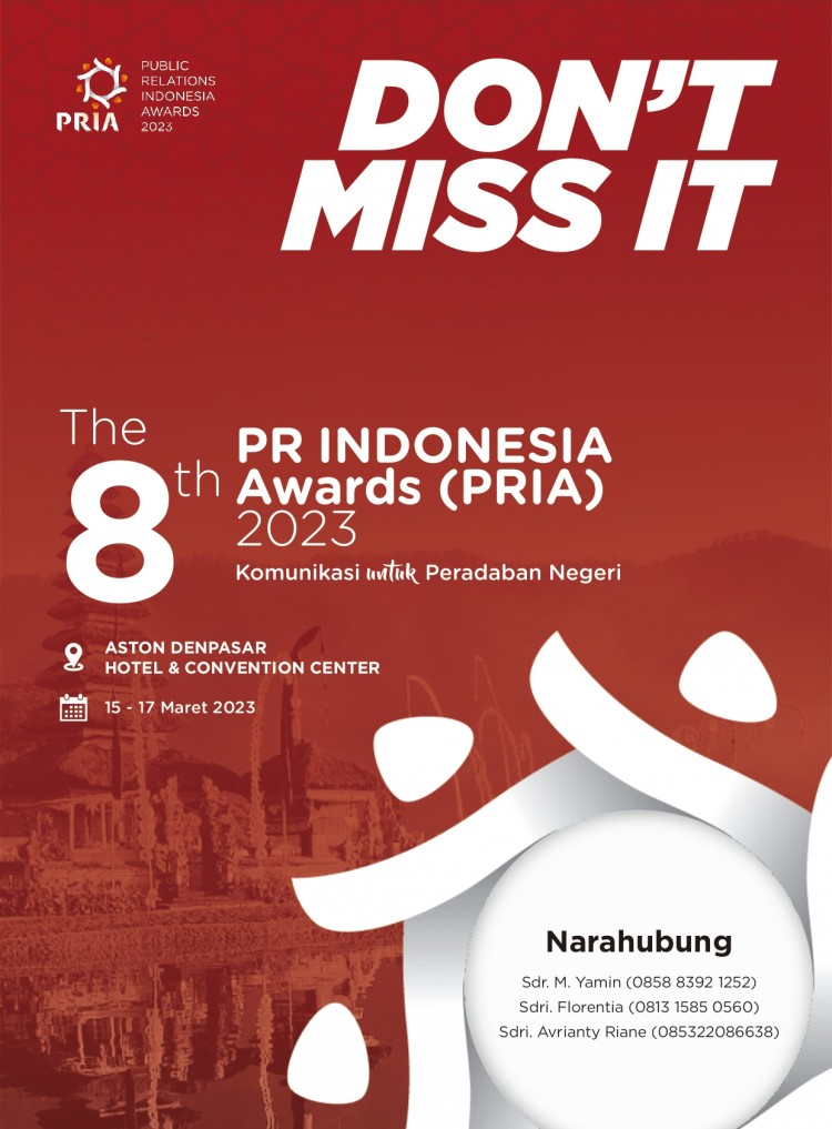 Anugerah PRIA 2023 Makin Dekat, Catat Tanggalnya!