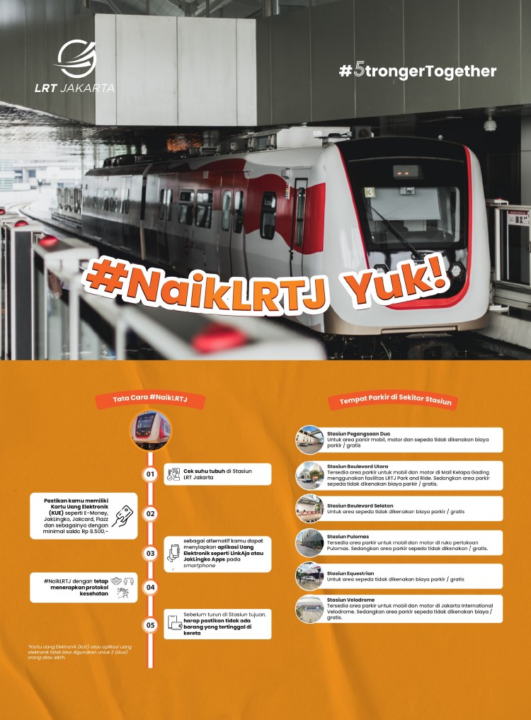 Simak Tata Cara Naik LRTJ!
