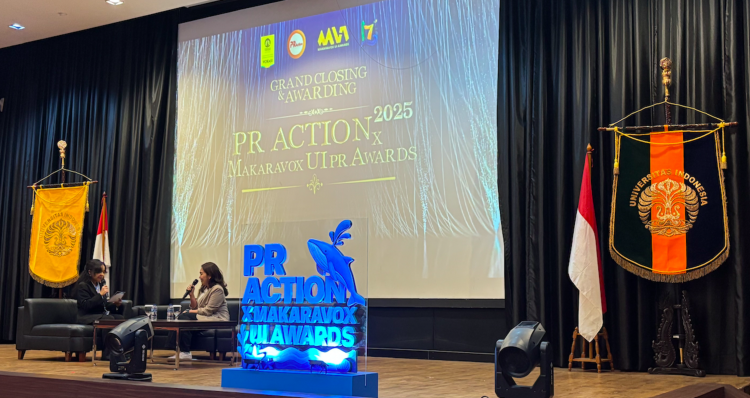 Prodi Humas Vokasi UI Sukses Menggelar PRAction 2025 x Makaravox UI PR Awards