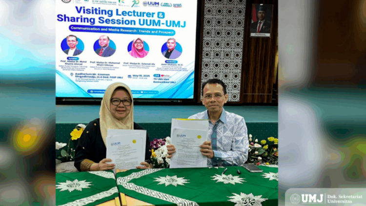 Akademisi Malaysia Berbagai Wawasan Soal Tren dan Prospek Komunikasi di UMJ