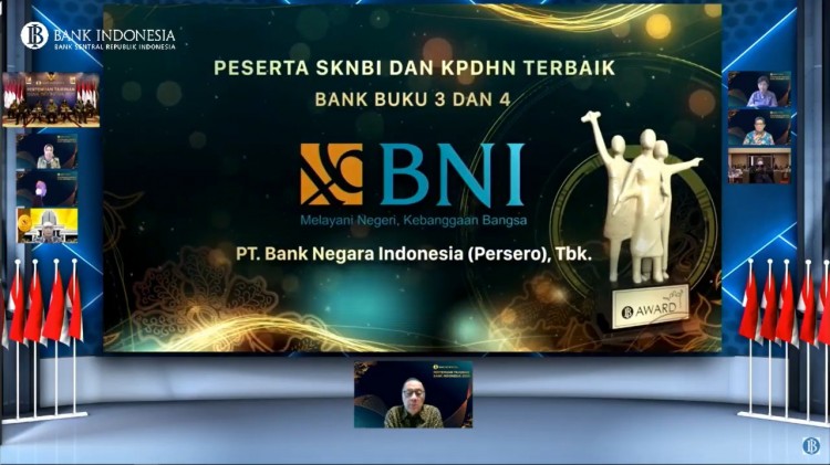 BNI Raih Dua Award dari Bank Indonesia