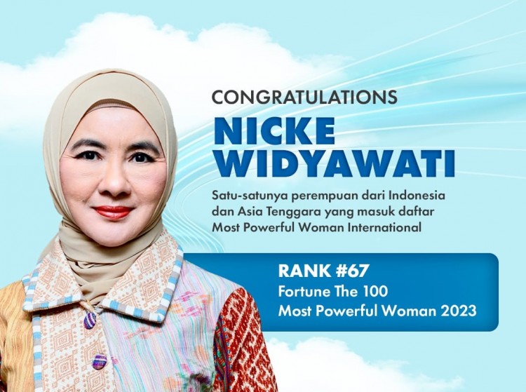 Dirut Pertamina Nicke Widyawati Jadi Satu-satunya Wanita ASEAN di Most Powerful Women 2023